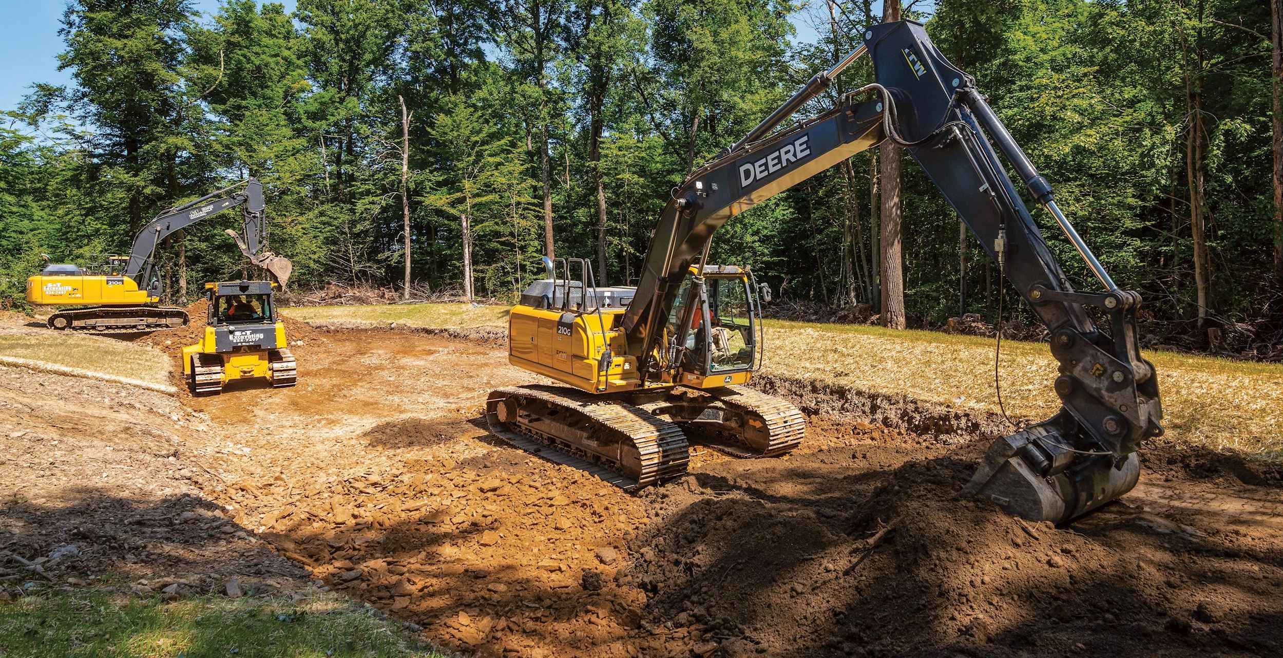 John Deere 210 Excavator